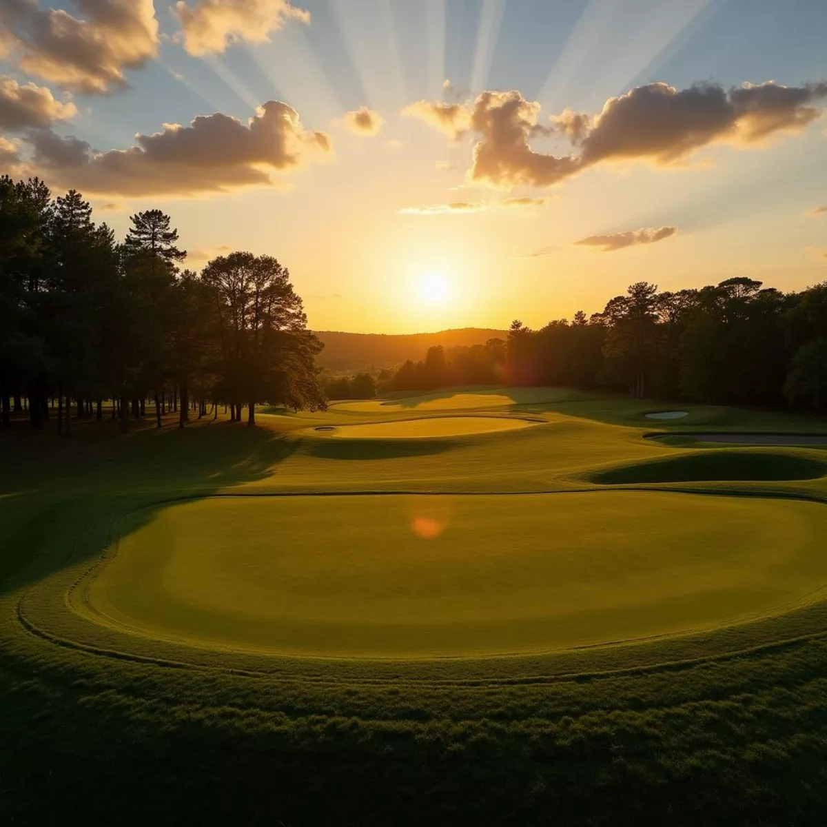 Chesley Oaks Golf Course Sunset