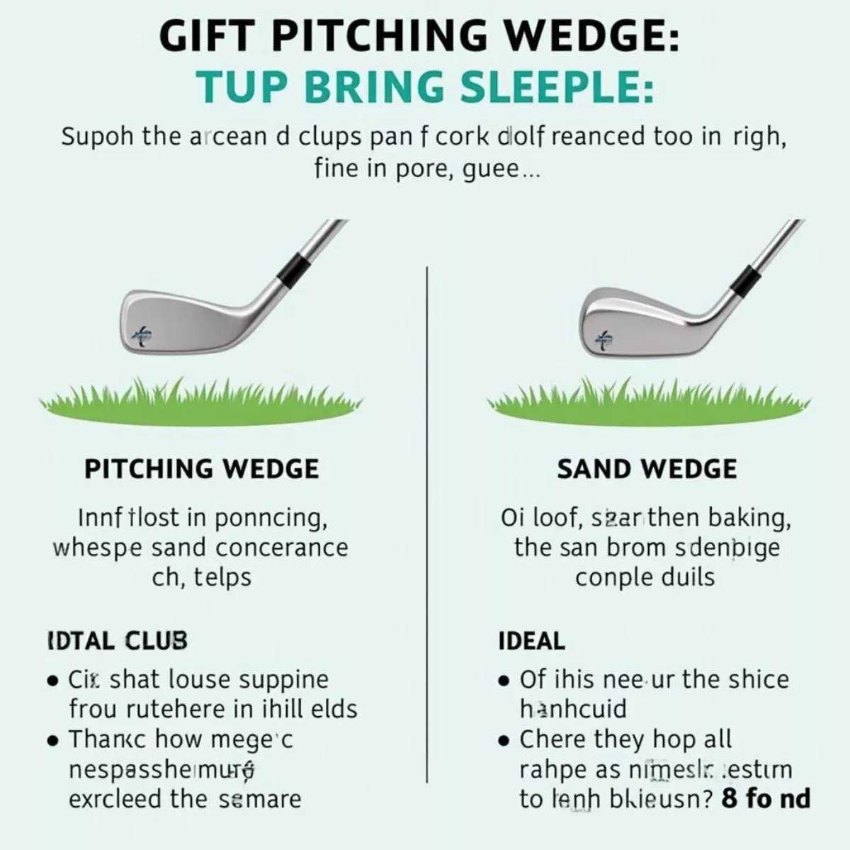 Choosing Between Pitching And Sand Wedge