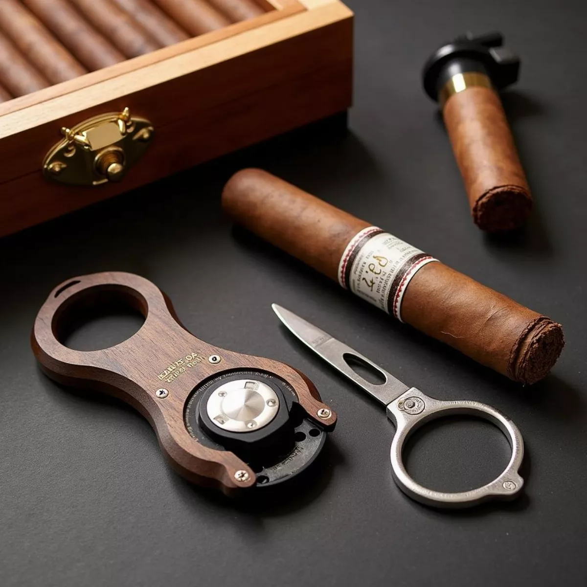 Cigar Essentials: Humidor, Cutter, Lighter