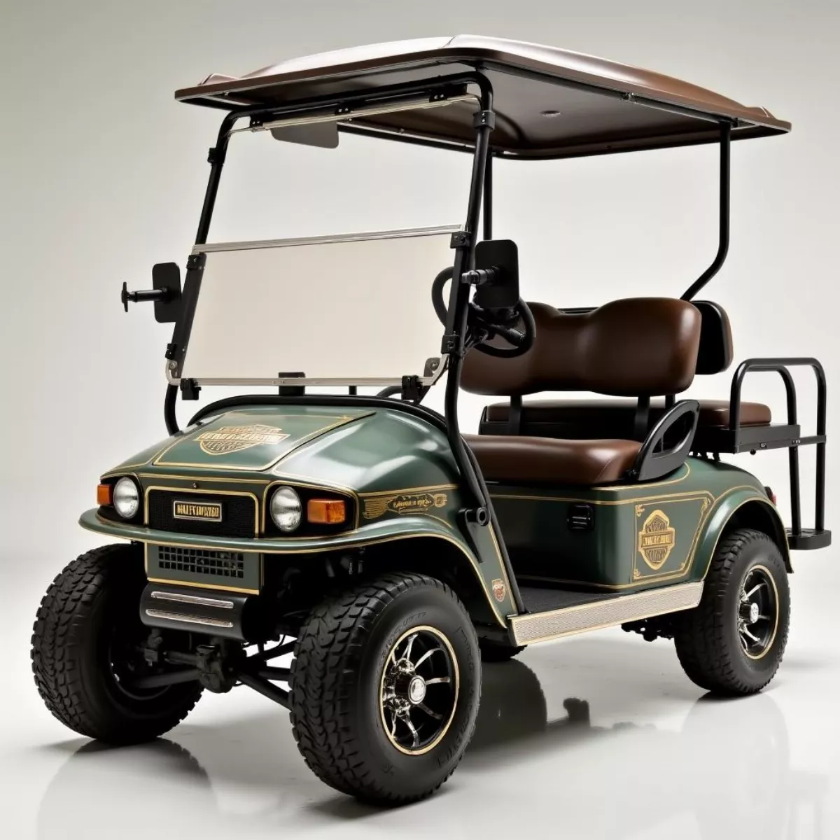 Classic Harley Davidson Golf Cart