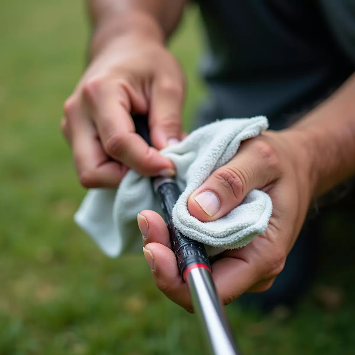 Cleaning A Golf Club Shaft