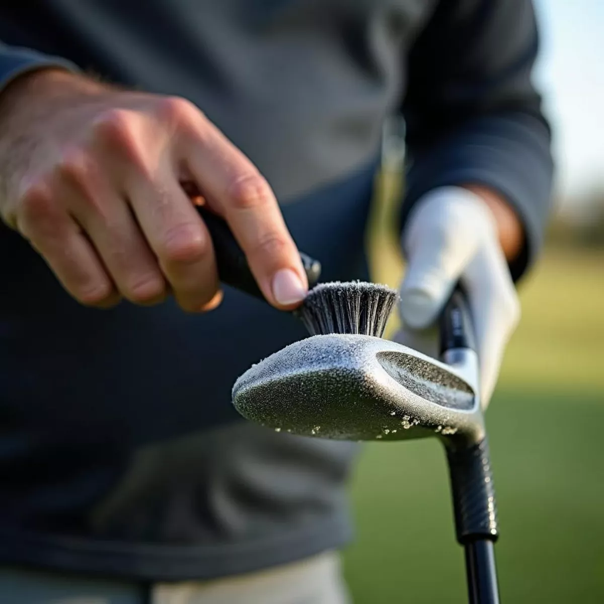 Cleaning The Paradym Ai Smoke 3 Wood After A Round Of Golf