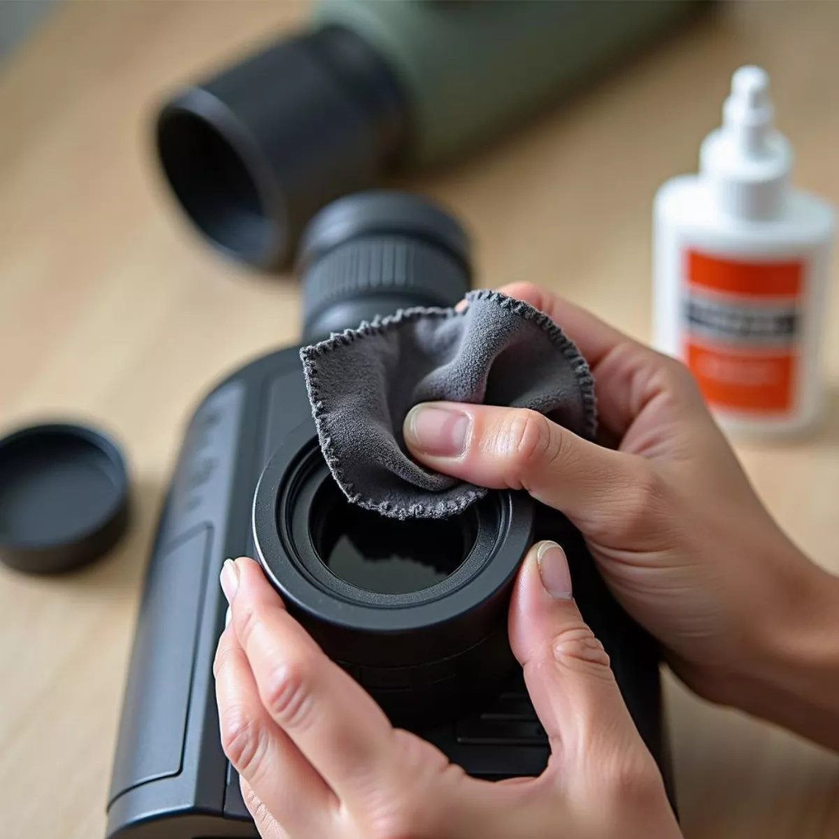 Cleaning A Range Finder Lens