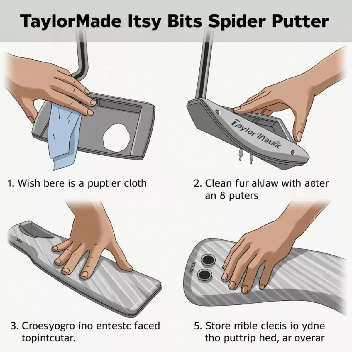 Cleaning Taylormade Itsy Bitsy Spider Putter