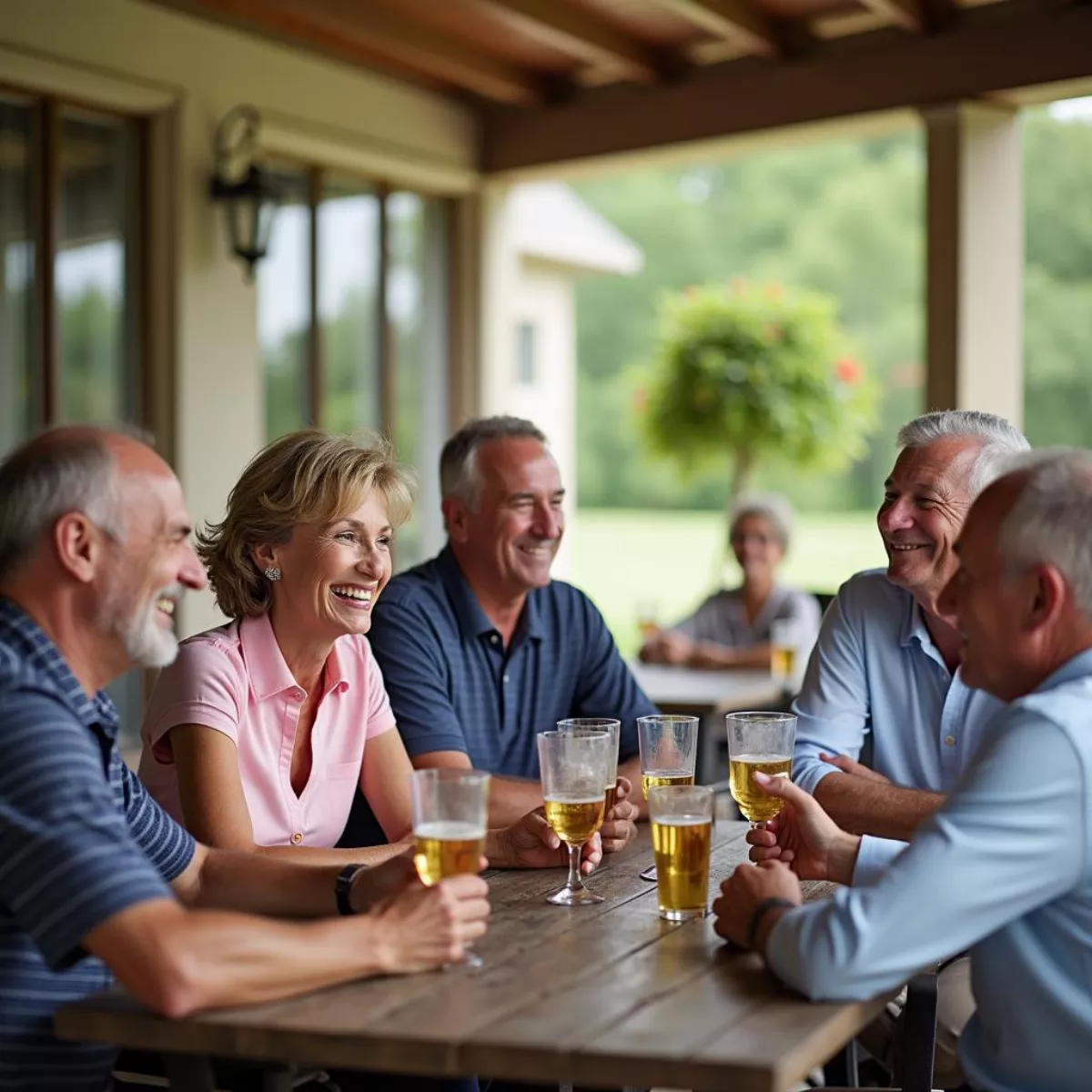 Clear Creek Golf Club Members Socializing