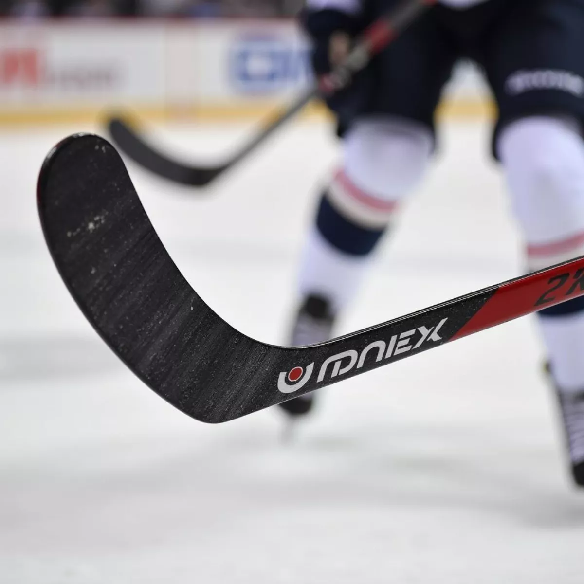 Close-Up Of Sidney Crosby'S Hockey Stick Blade