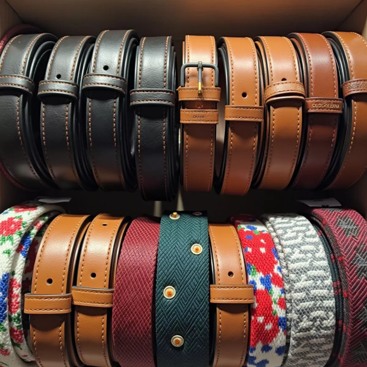 Colorful Golf Belts