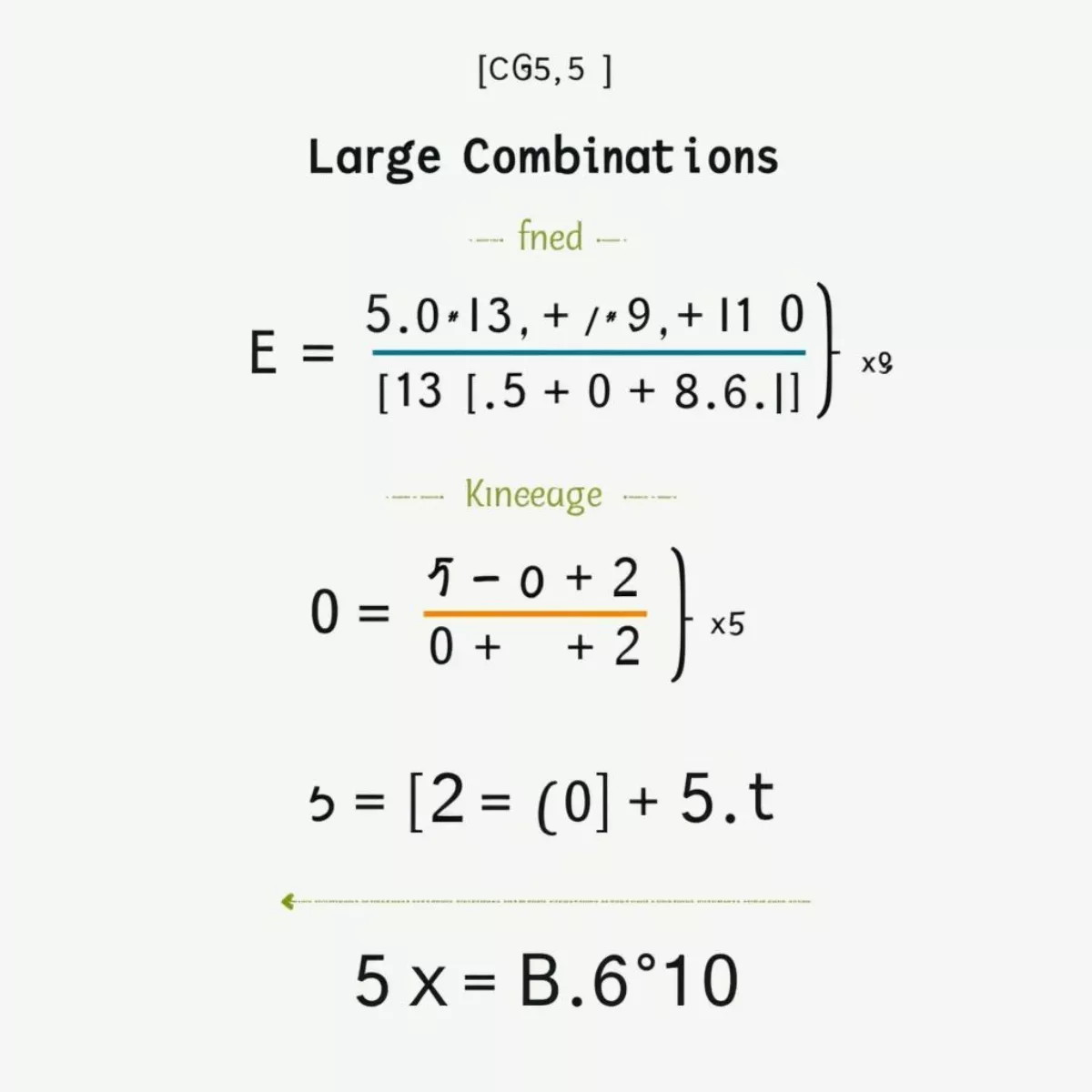 Combination Formula Calculation