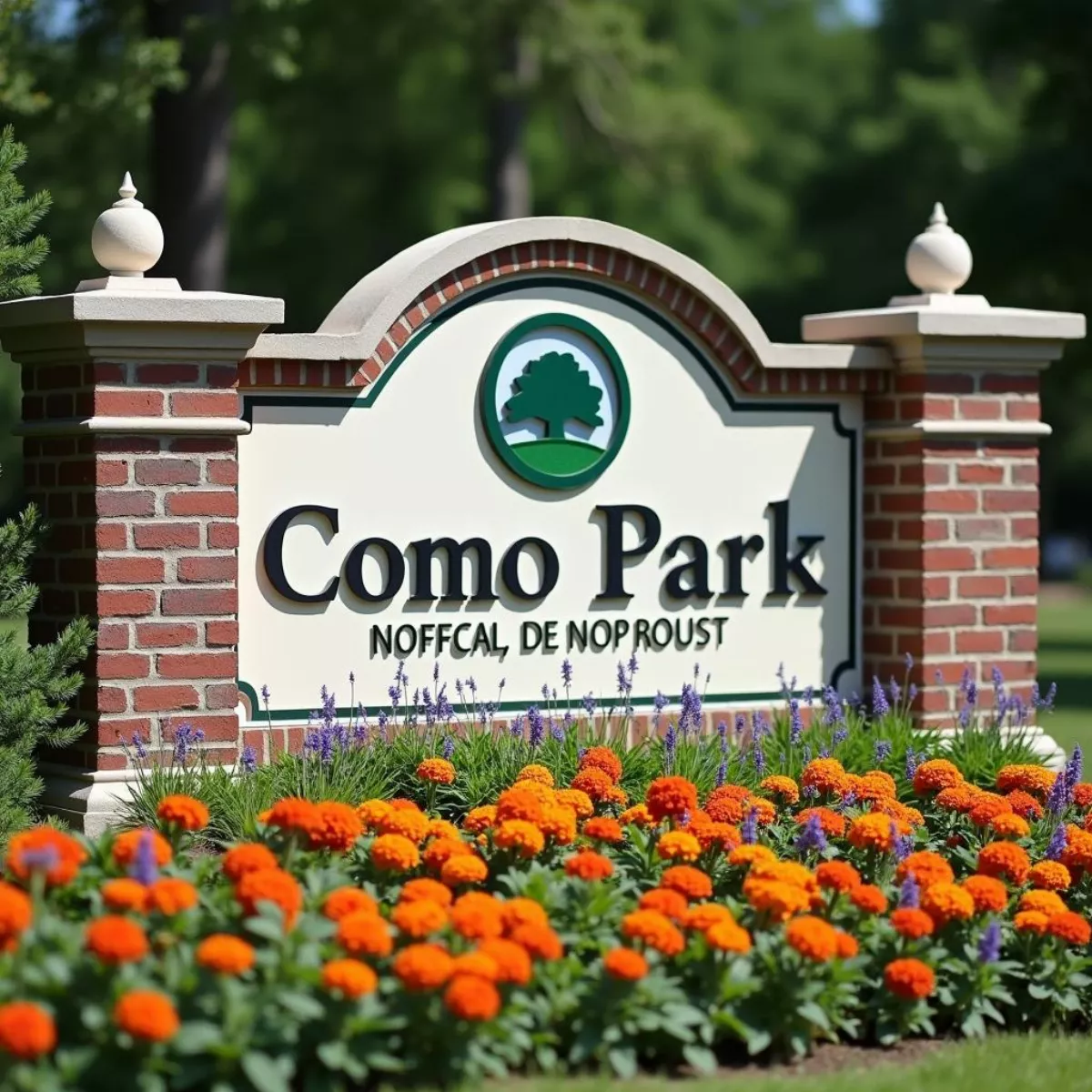 Como Park Entrance Sign