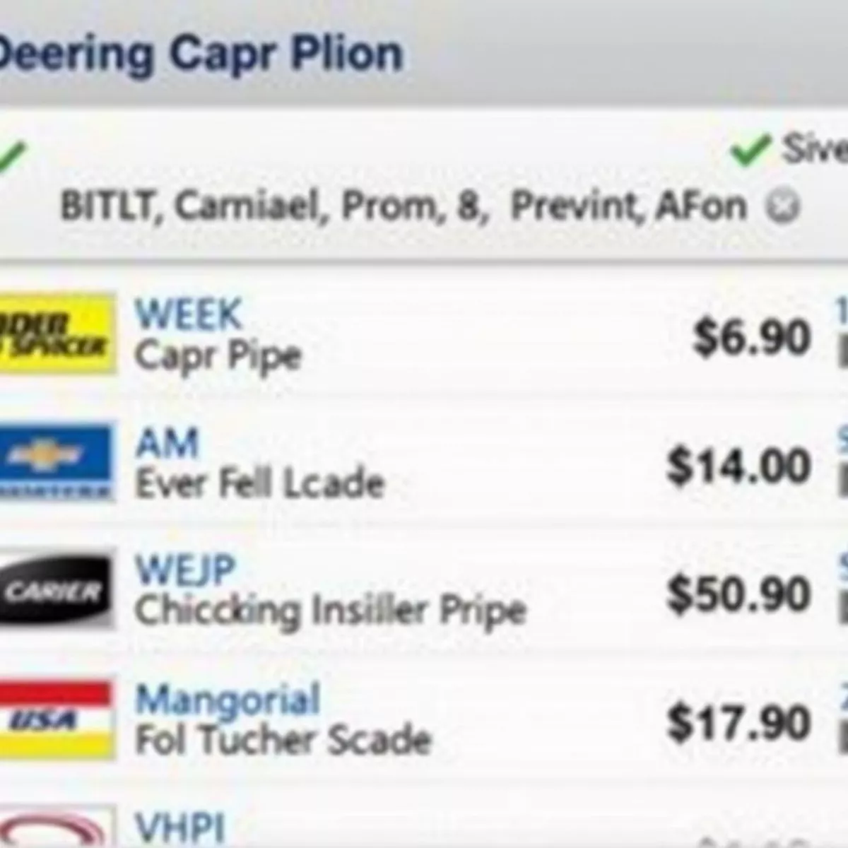 Comparing Shipping Options