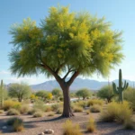 Cottonwood Palo Verde tree in Sun Lakes, Arizona