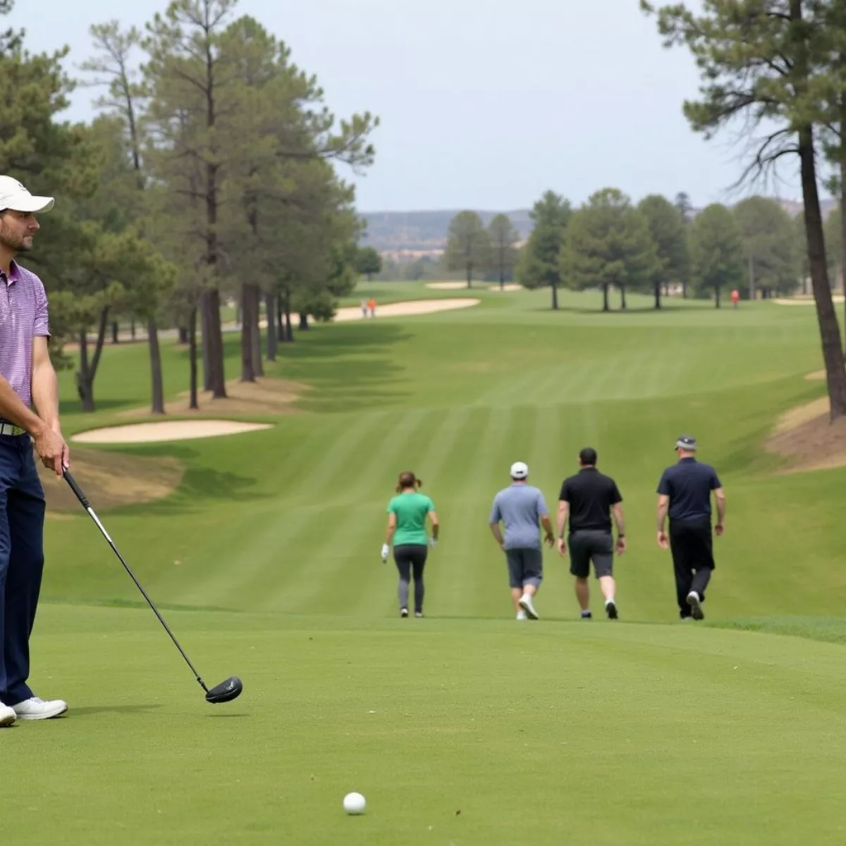 Golfers Enjoying Coyote Trails