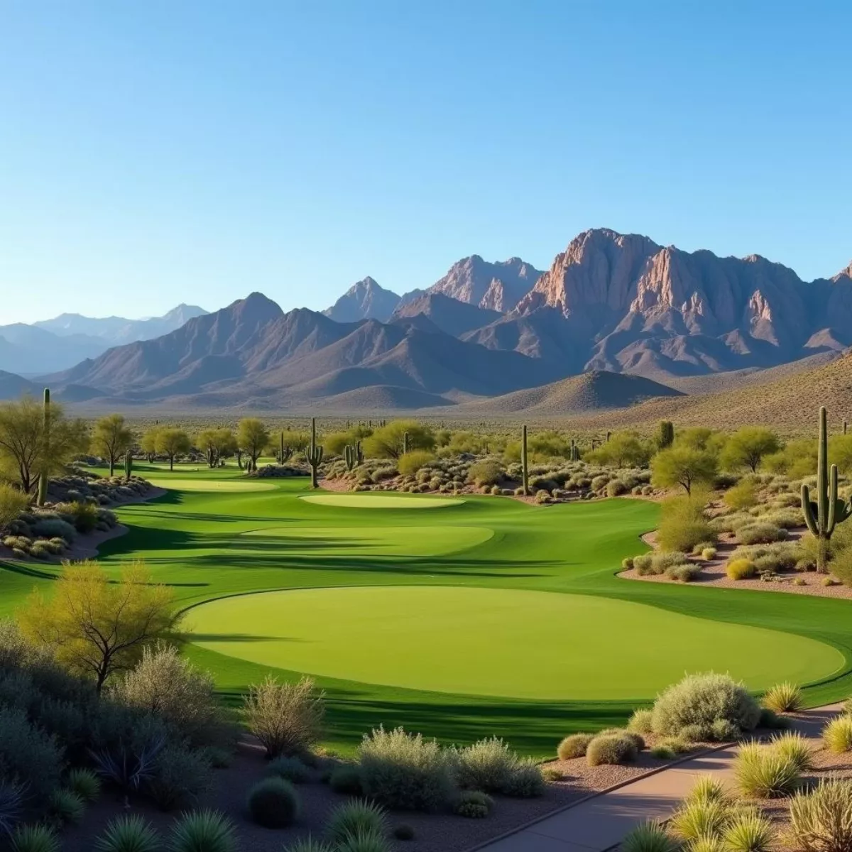 Scenic View Of Coyote Wash Golf Course