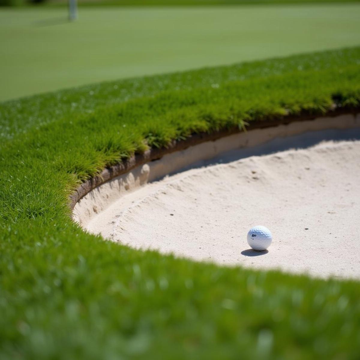 Challenging Bunker On Cuscowilla Golf Course