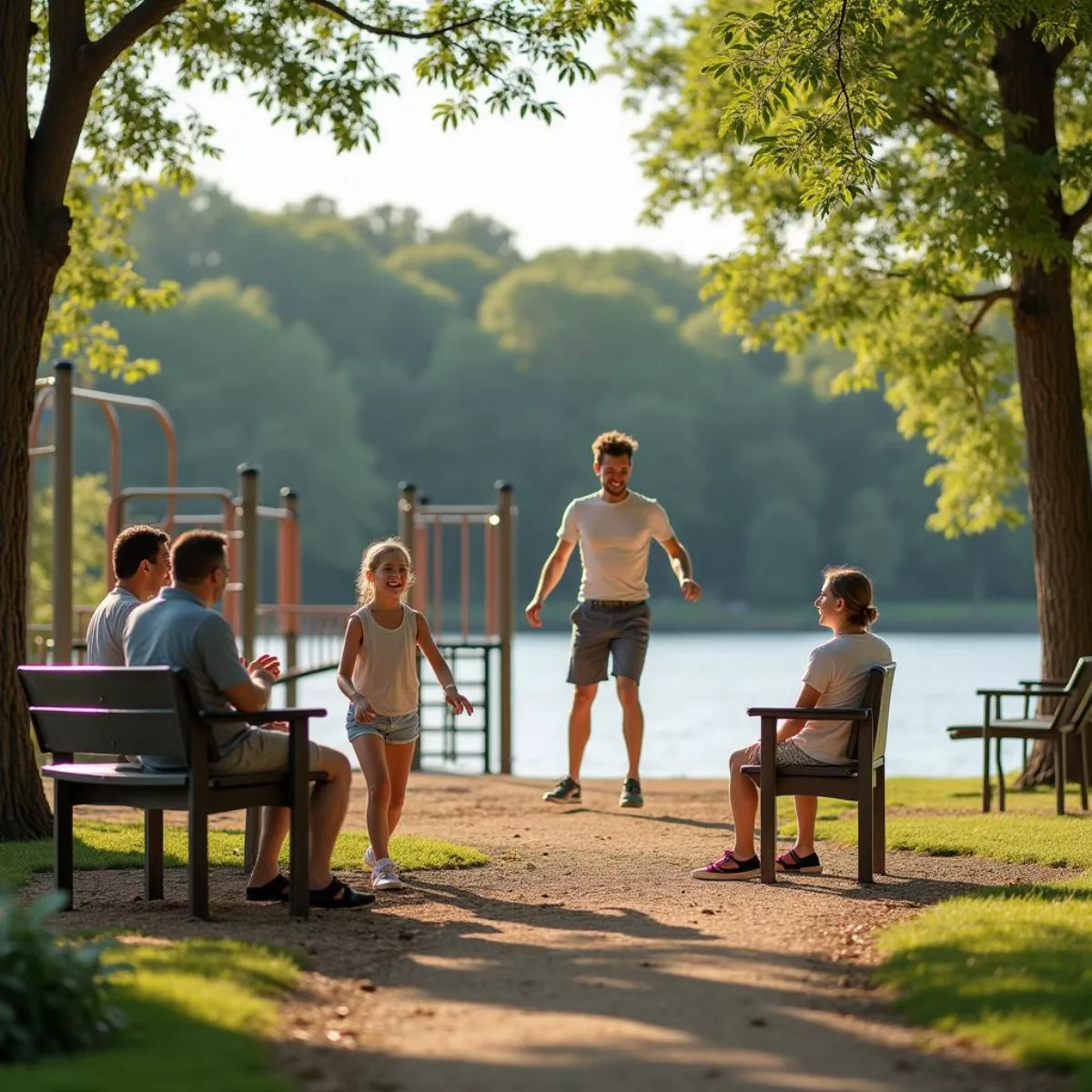 Family Fun At Degray Lake Playground