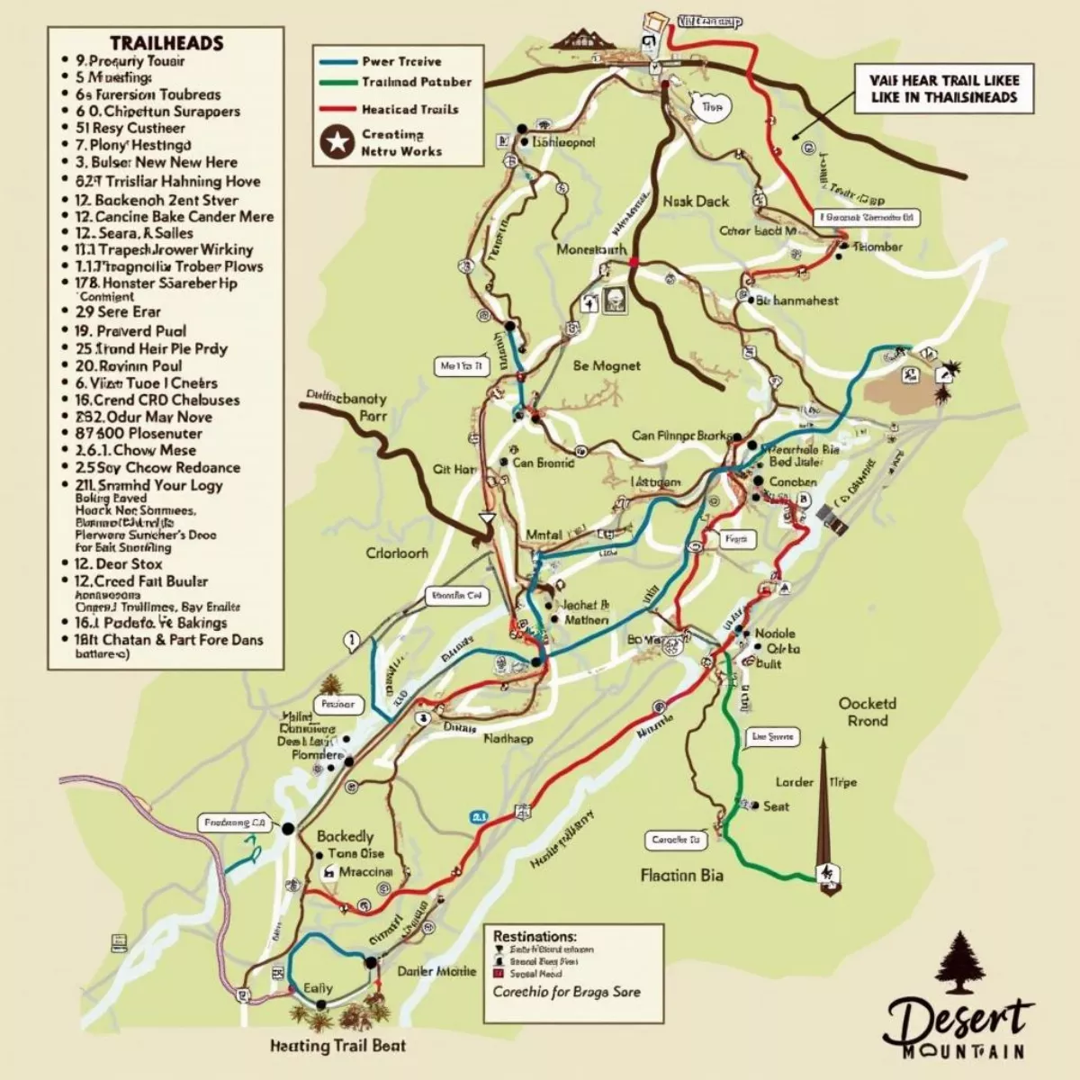 Desert Mountain Trail Network