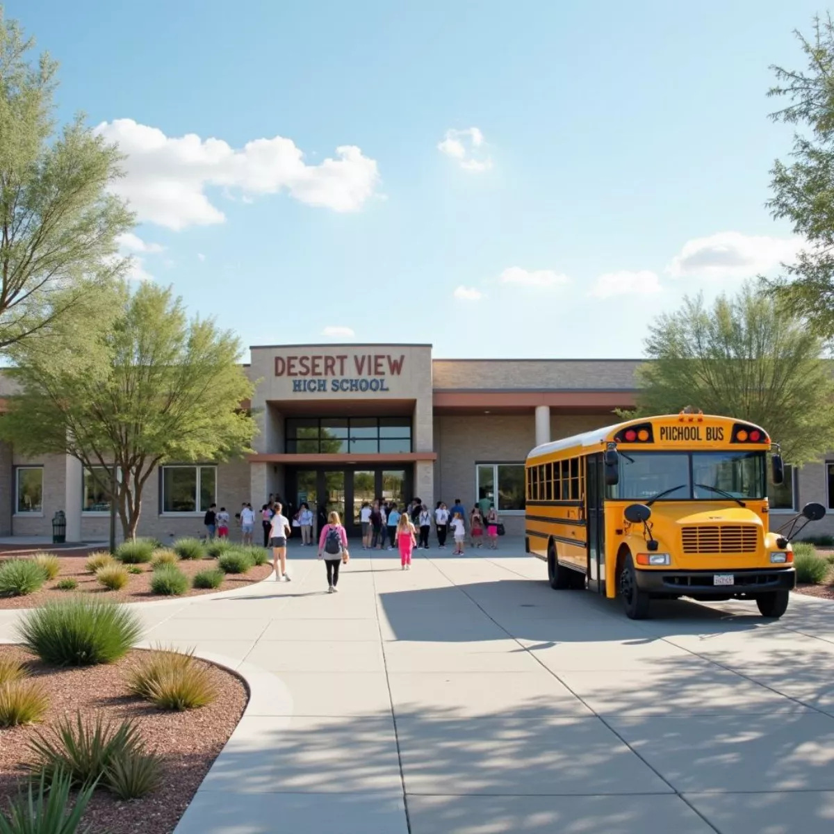 Exterior View Of Desert View High School