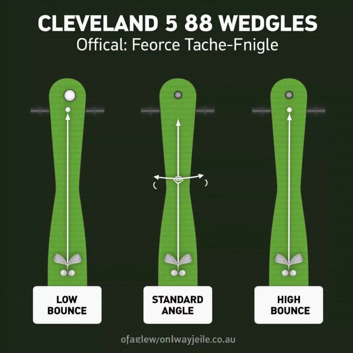 Different Bounce Options Cleveland 588 Wedge