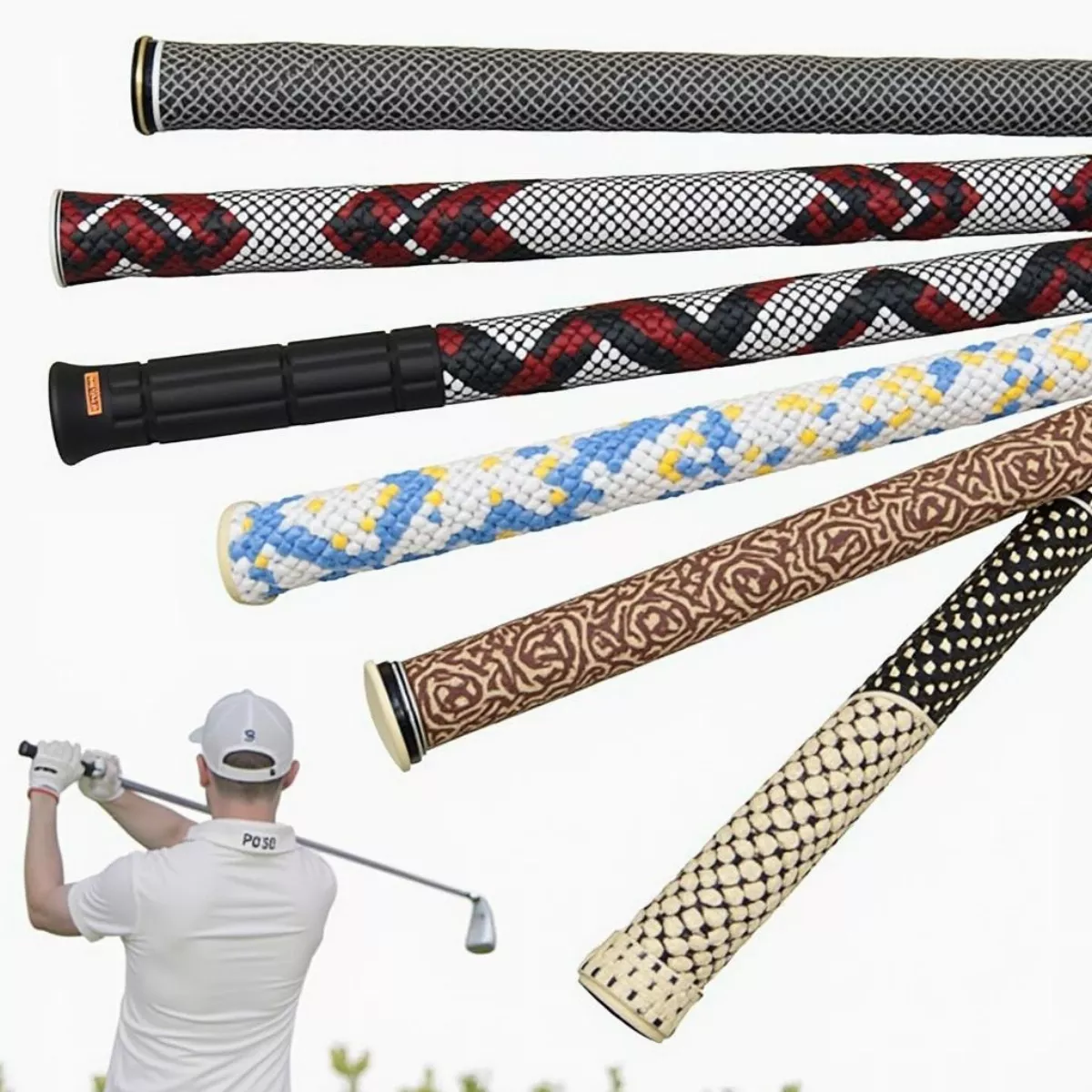 Different Golf Grip Textures