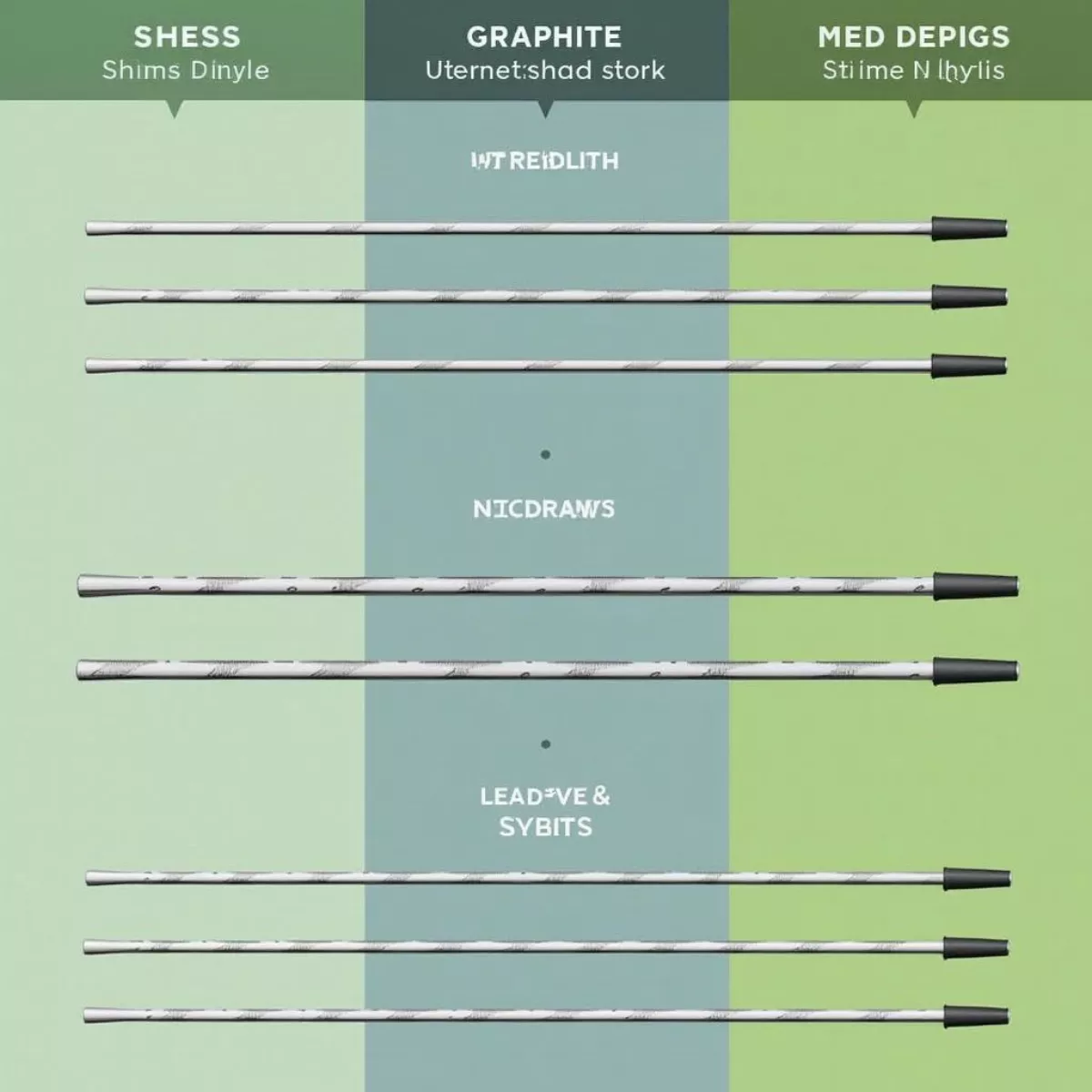 Different Golf Shaft Types