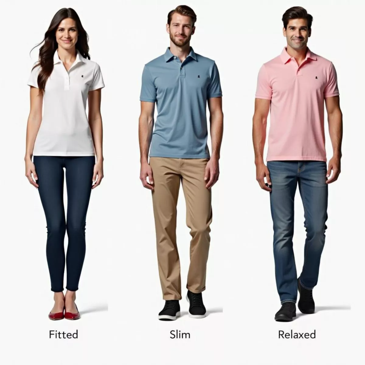 Various Styles Of Mesh Polo Shirts