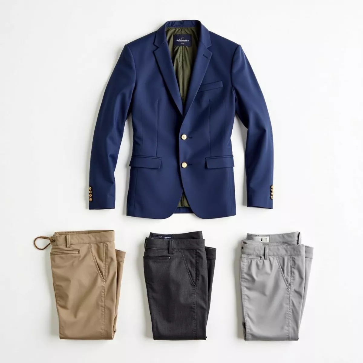 Pants Options For A Blue Blazer