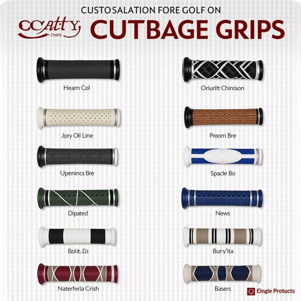 Variety Of Scotty Cameron Putter Grips