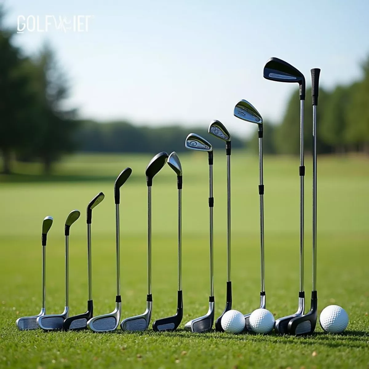 Different Sized Golf Clubs