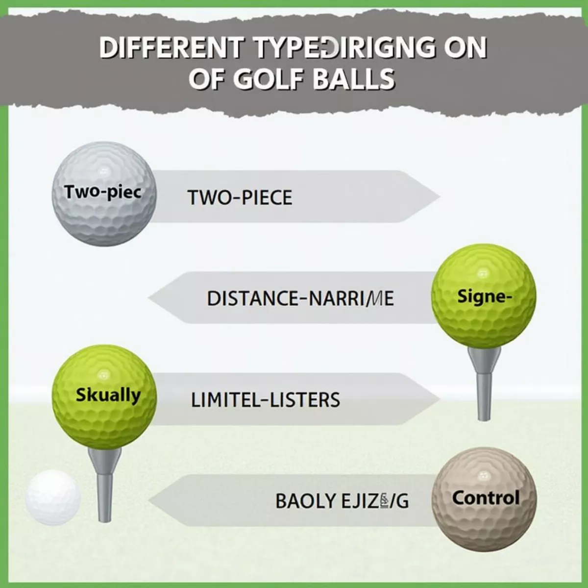 Types Of Golf Balls