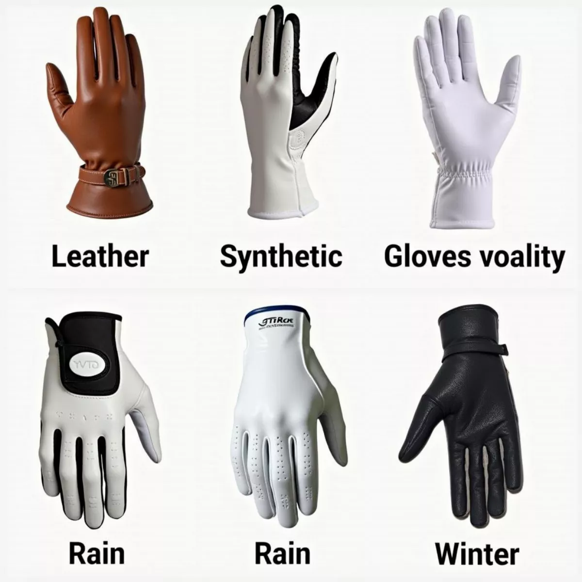 Various Golf Gloves