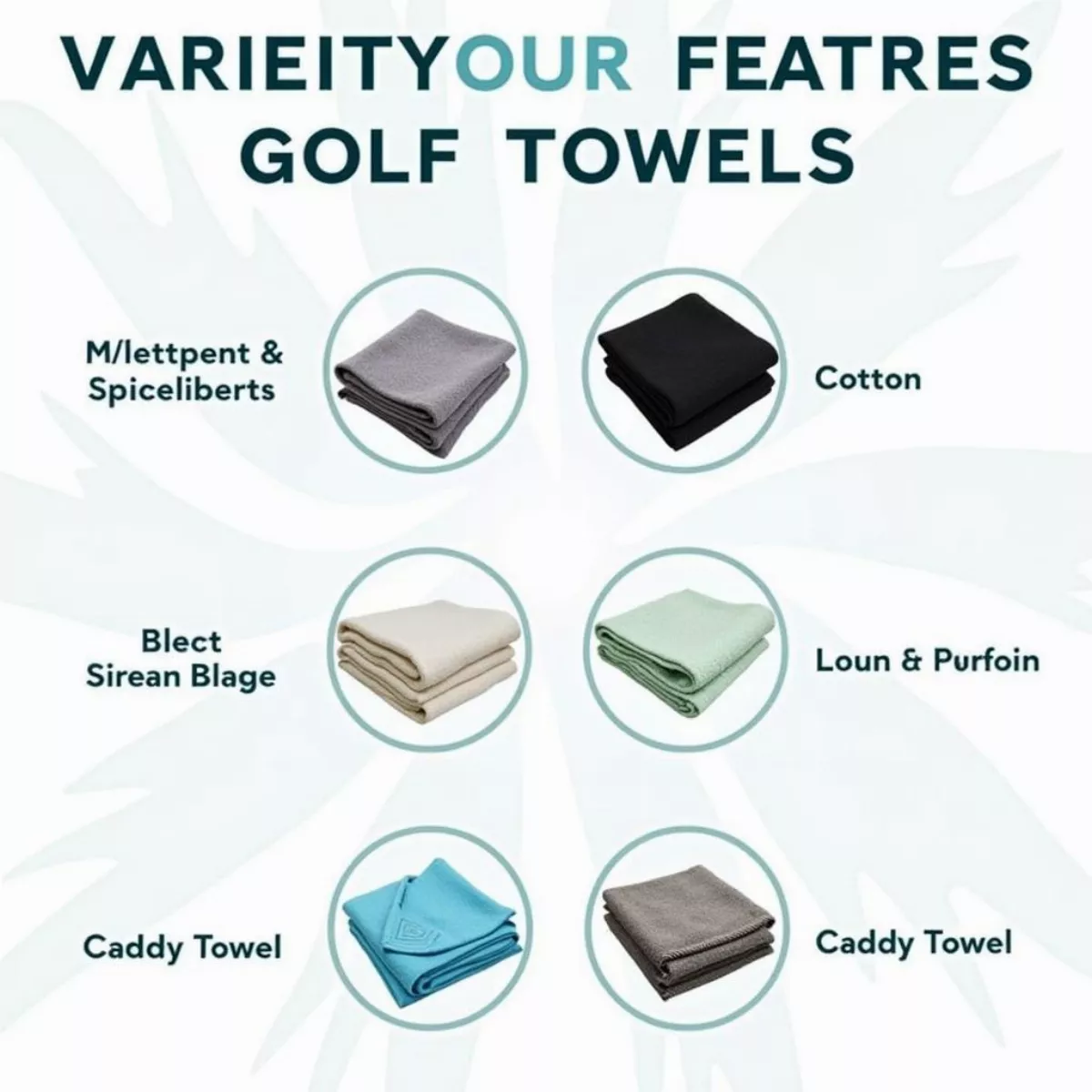 Different Types Of Golf Towels