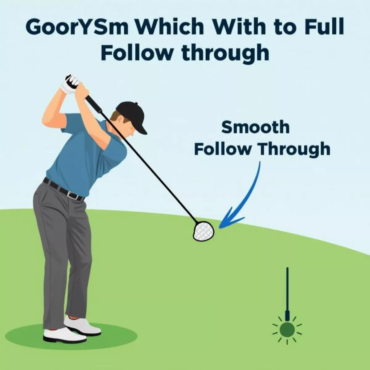 Golf Driver Follow Through