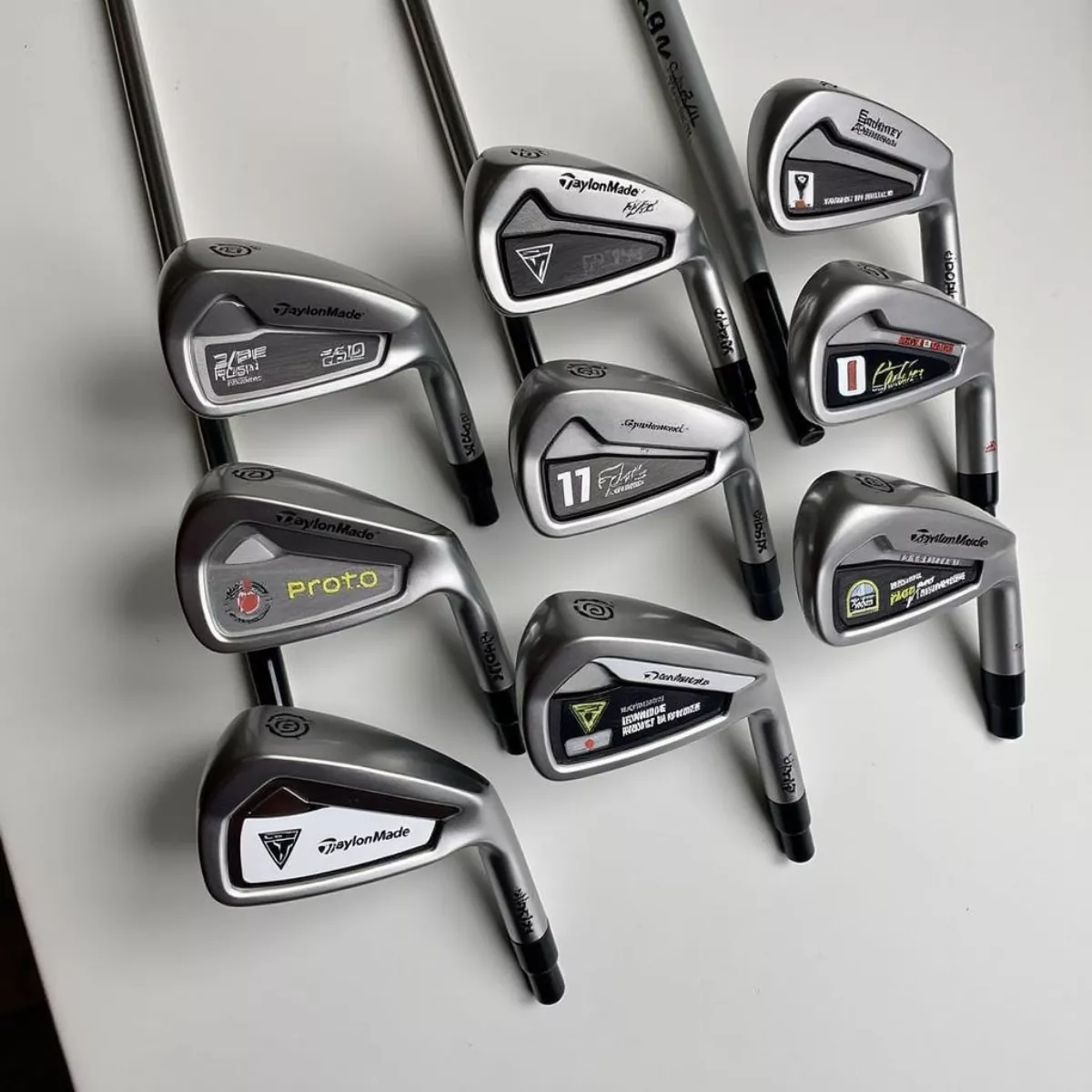 Dustin Johnson'S Set Of Taylormade P730 Dj Proto Irons