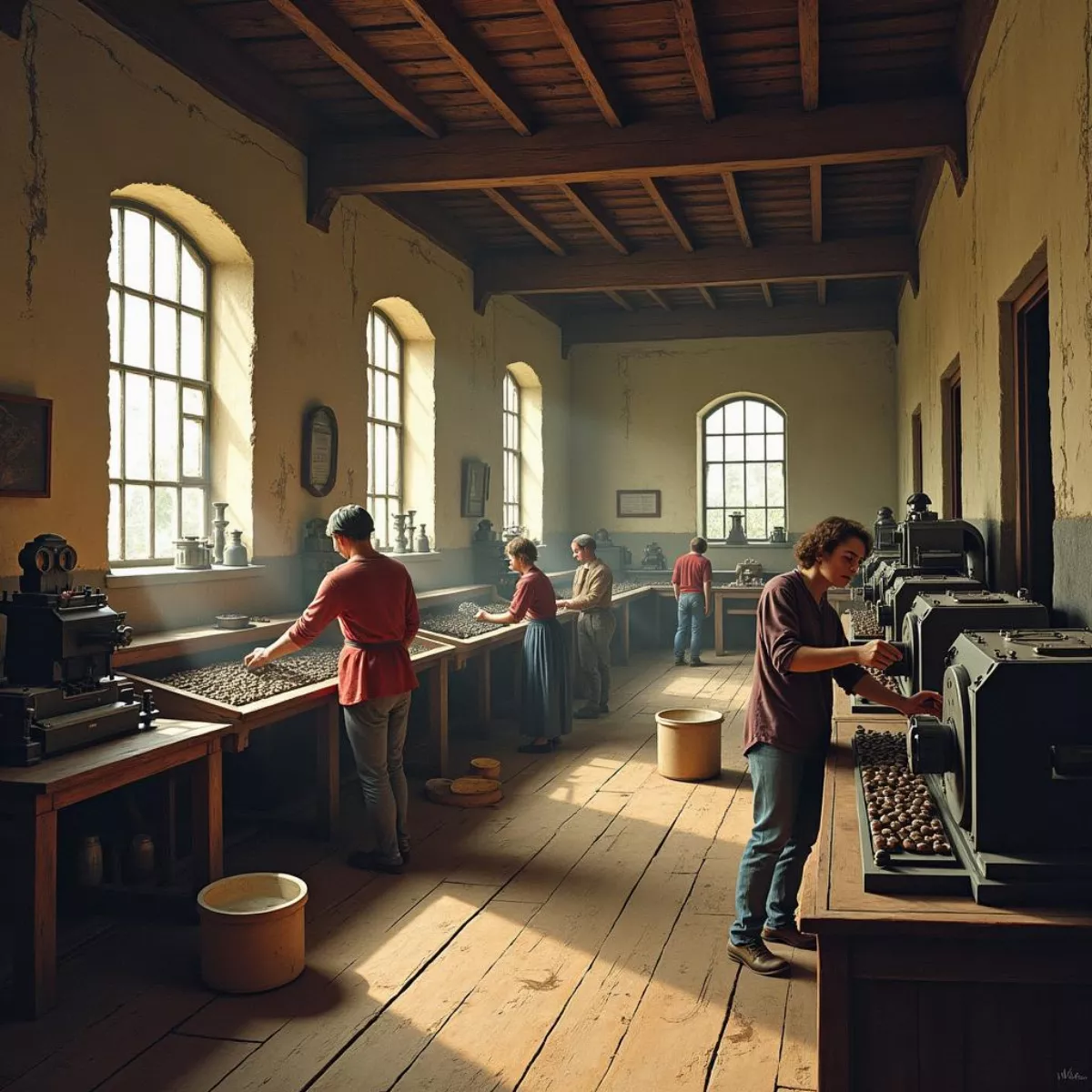 Early American Mint Coin Production