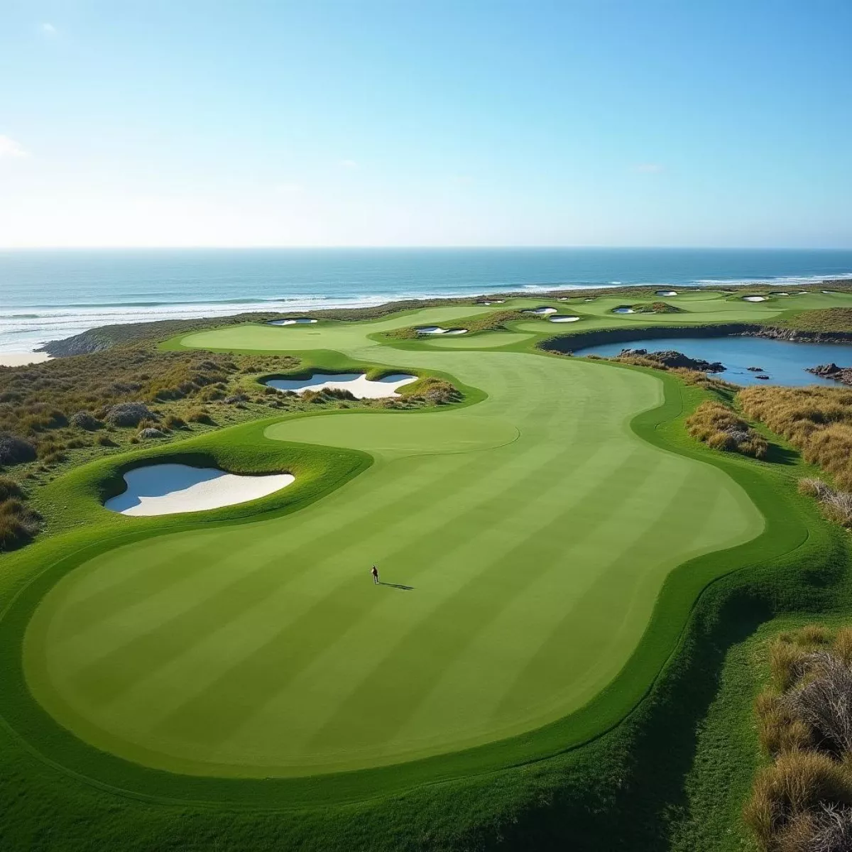 East Coast Golf Course With Ocean View