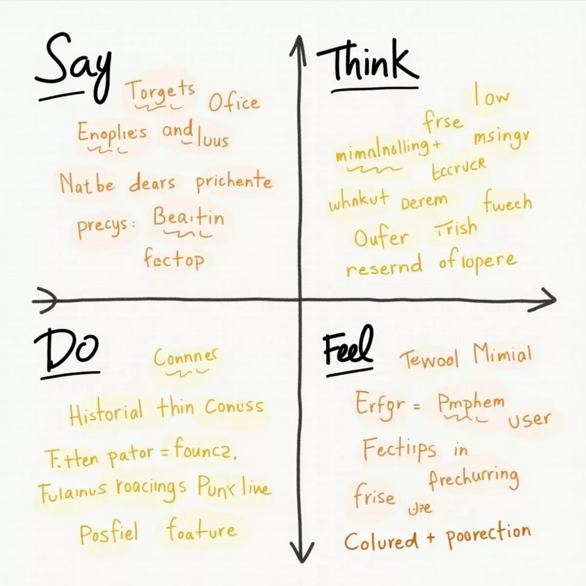 Empathy Map For Design Sprint