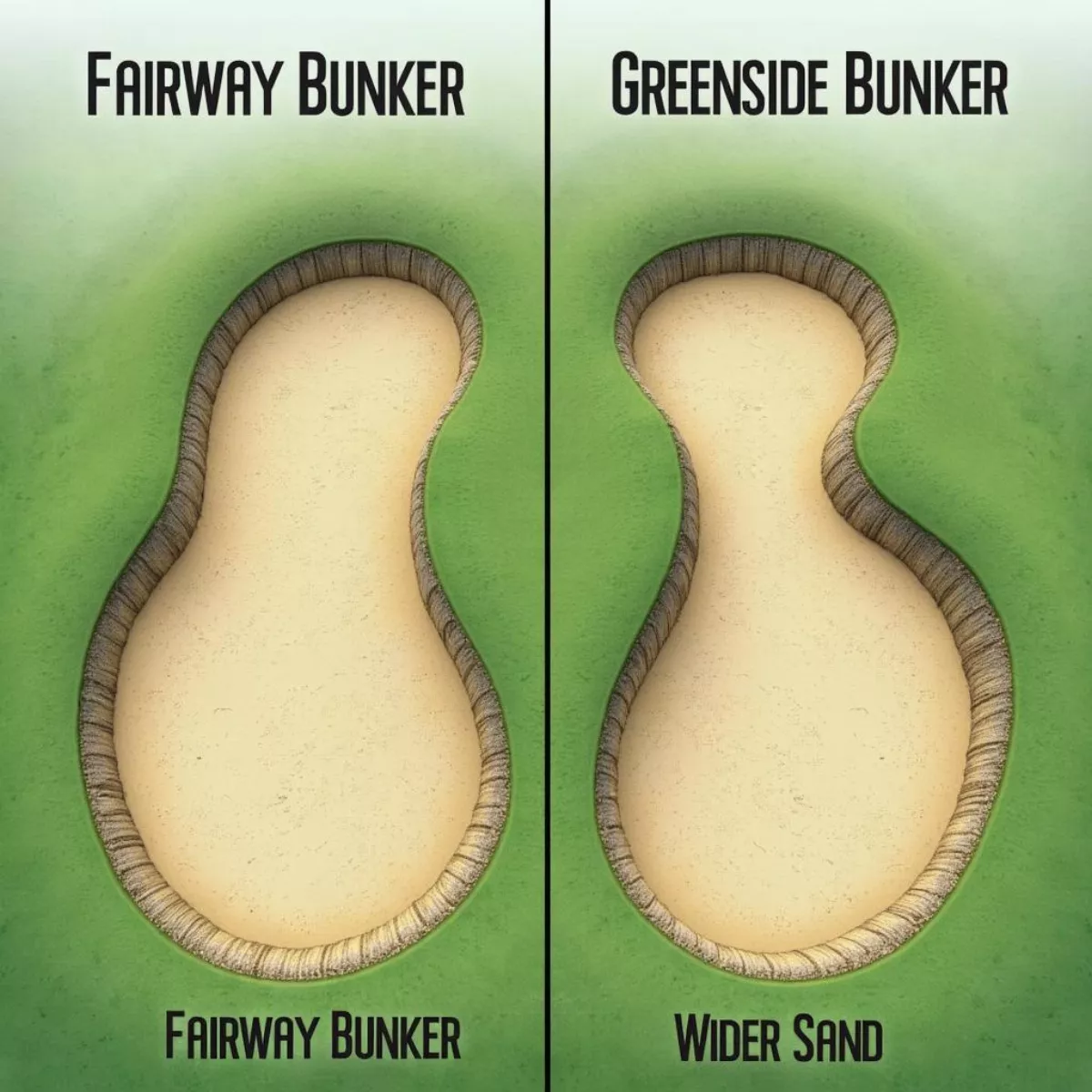 Fairway Bunker Vs Greenside Bunker