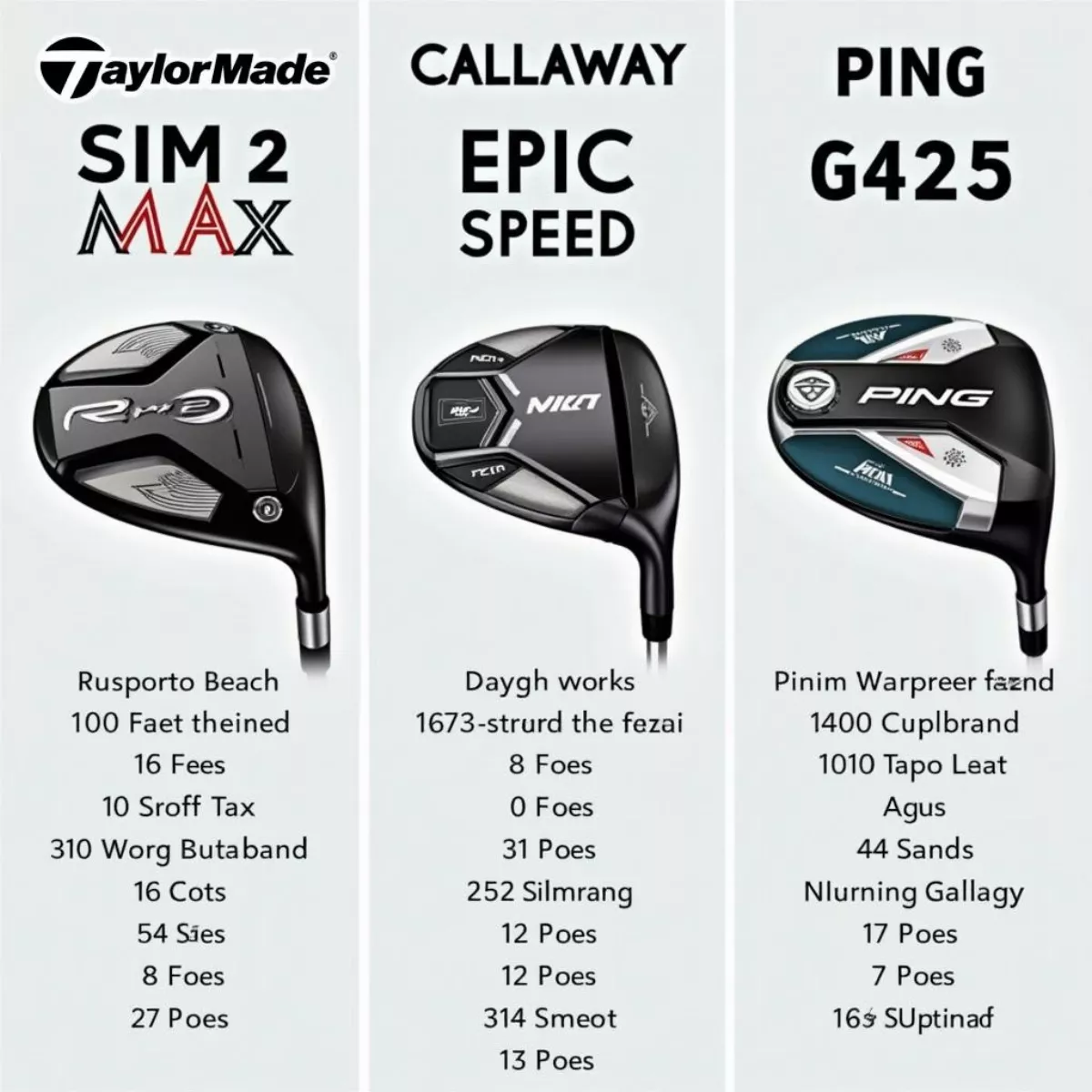 Fairway Woods Comparison