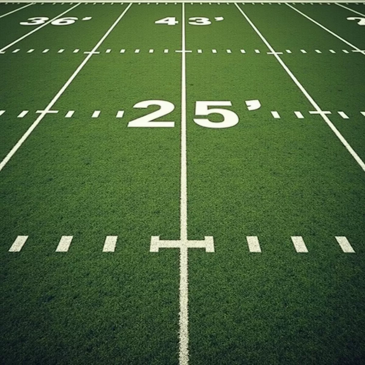 Football Field Ten Yard Line