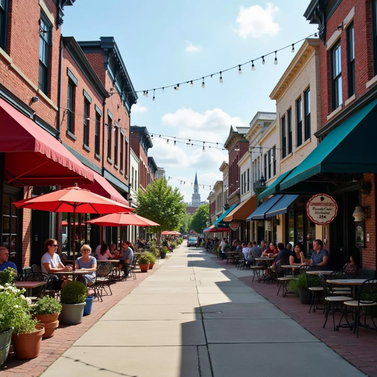 Downtown Frankfort, Michigan Restaurants