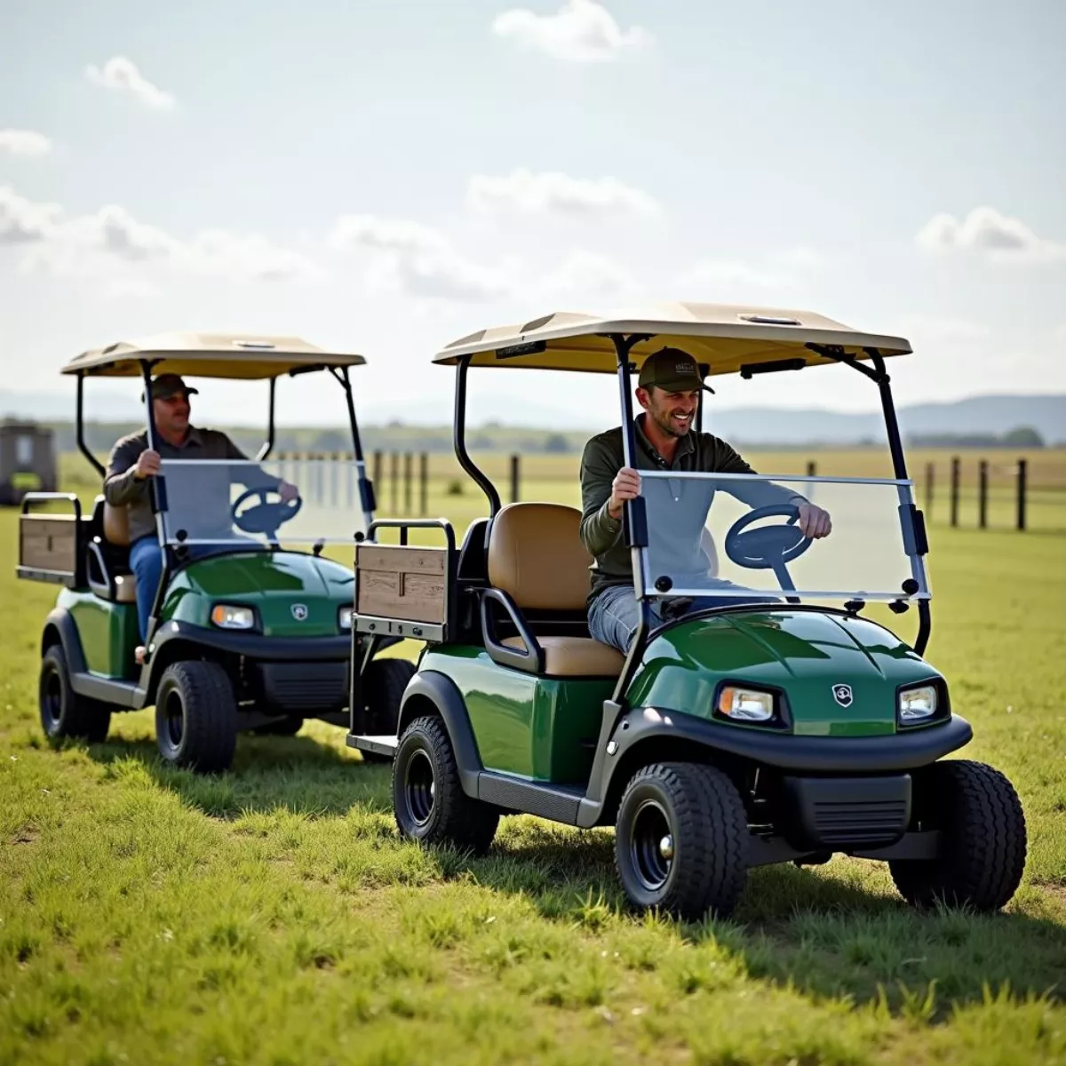 Gas Golf Carts Used For Farm Work