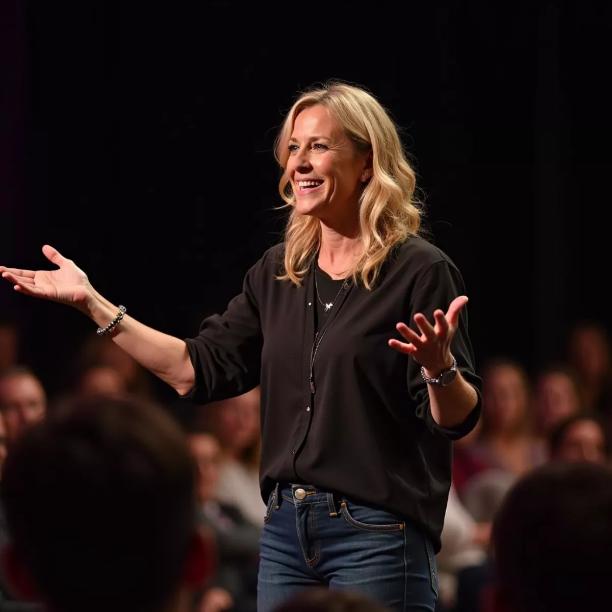 Ginger Howard Speaking At An Event