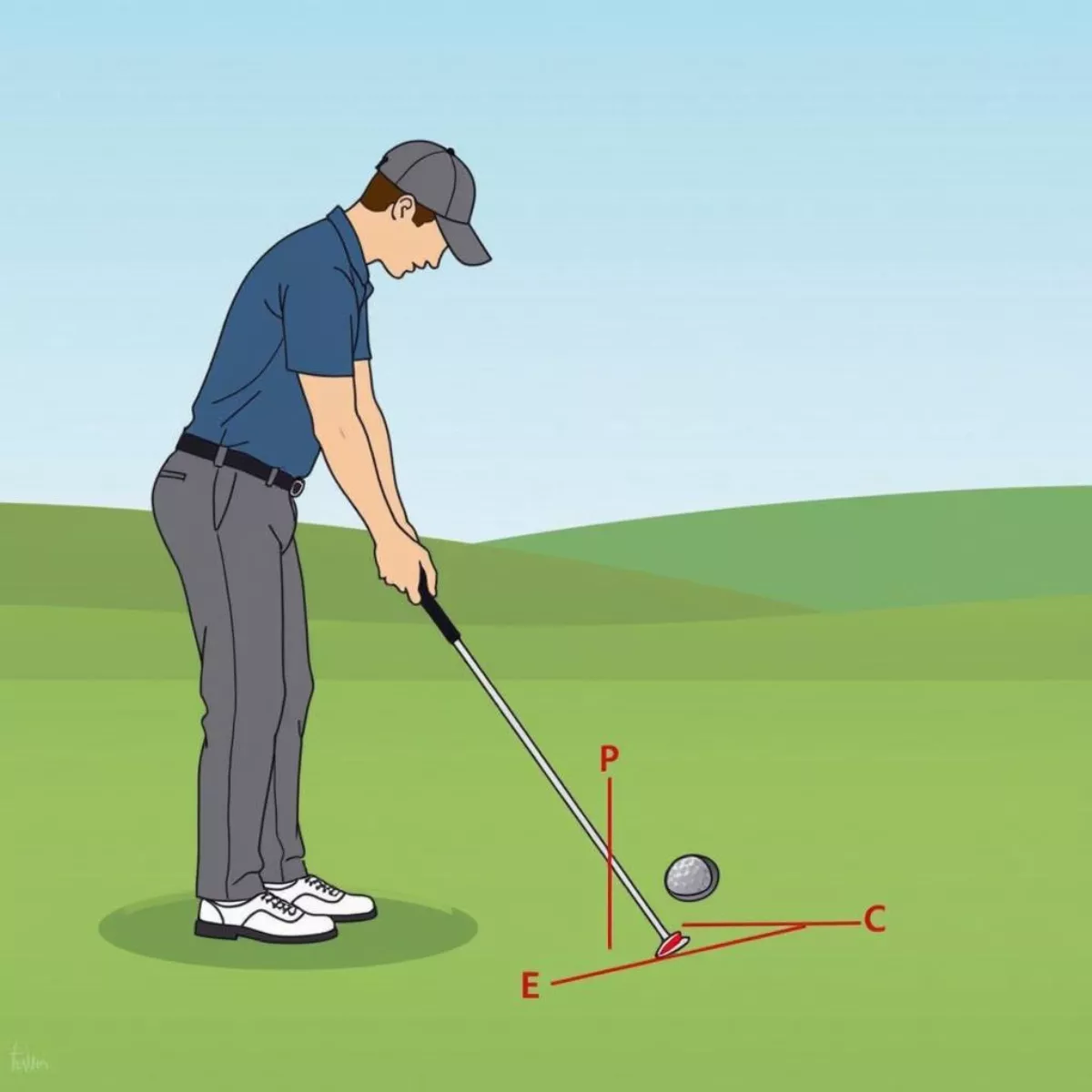 Golf Alignment Drill