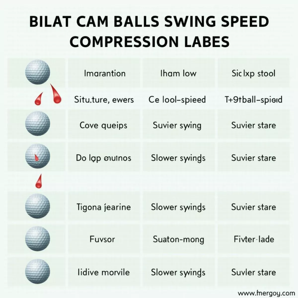 Golf Ball Compression Rating Guide