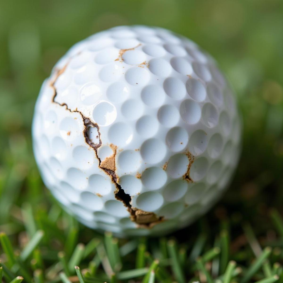 Golf Ball Damage and Wear