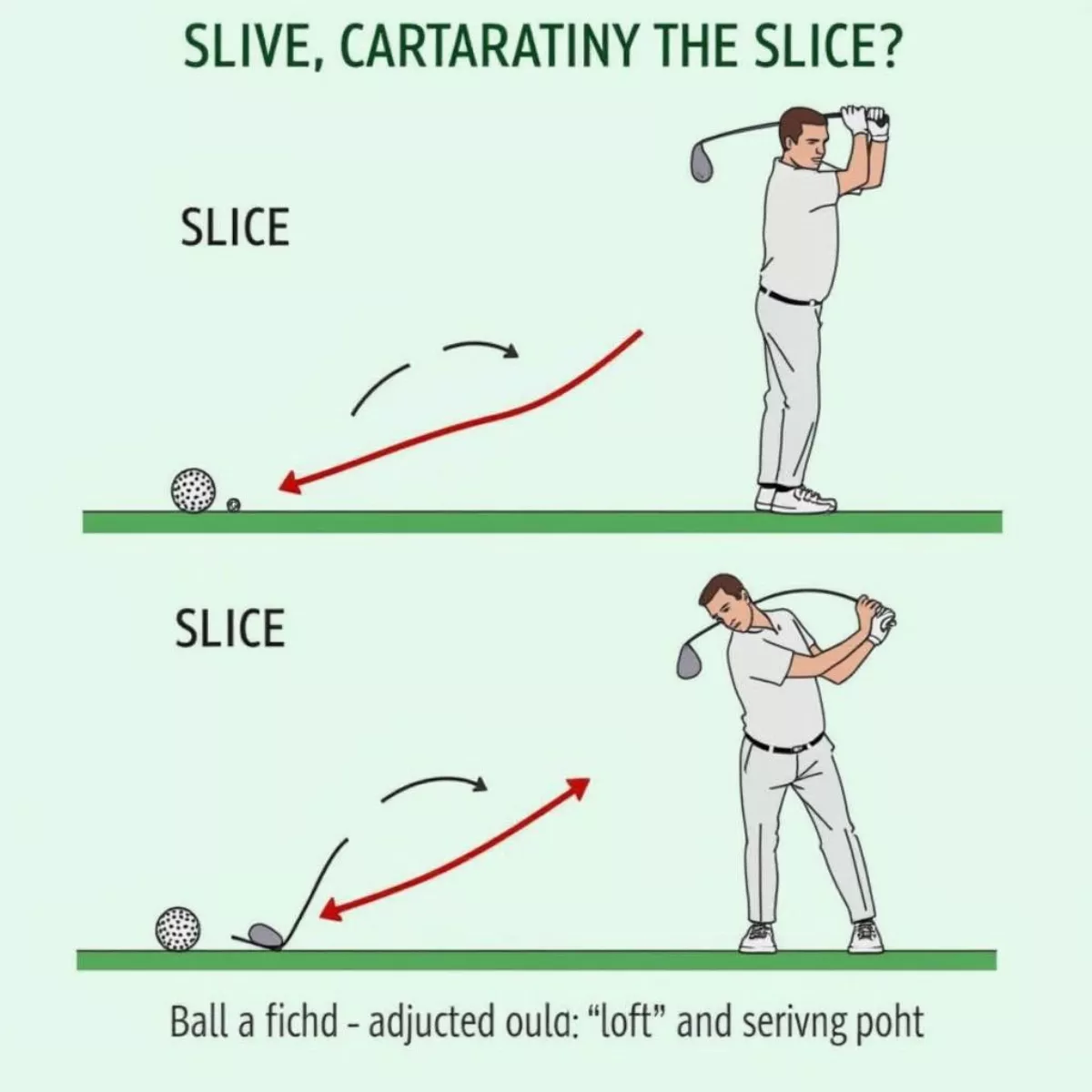 Golf Ball Flight Path - Slice Vs Straight