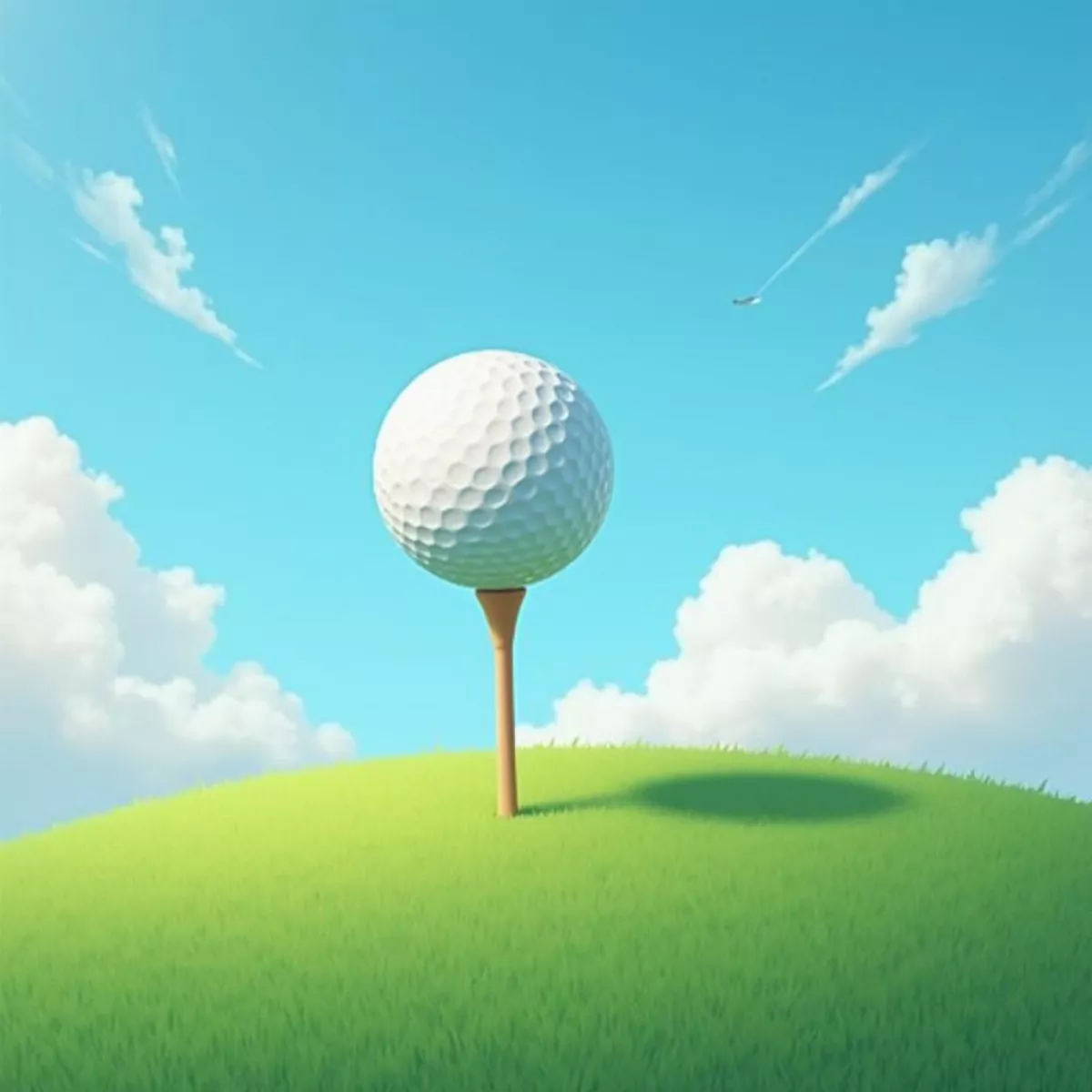 Golf Ball In Flight