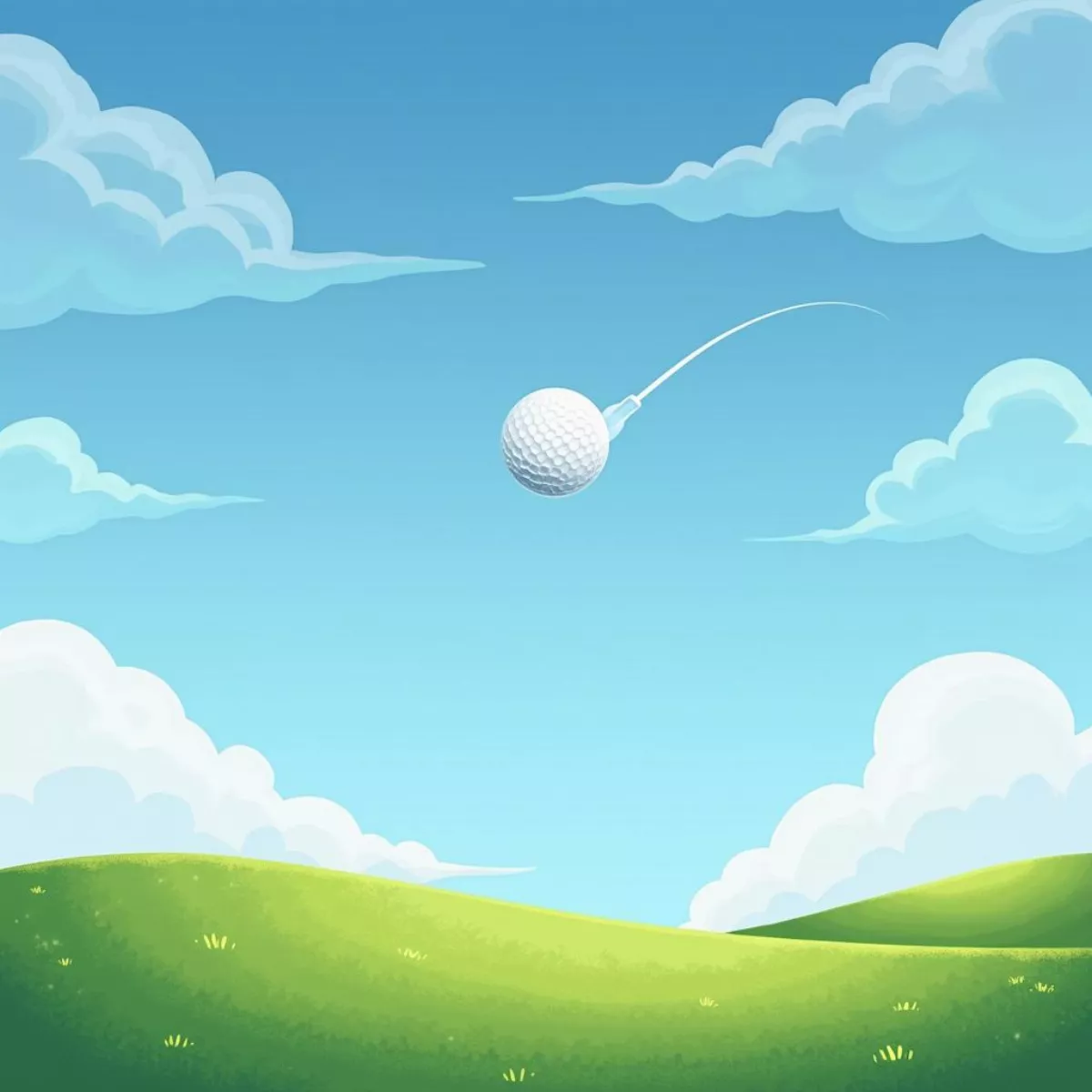 Golf Ball In Flight