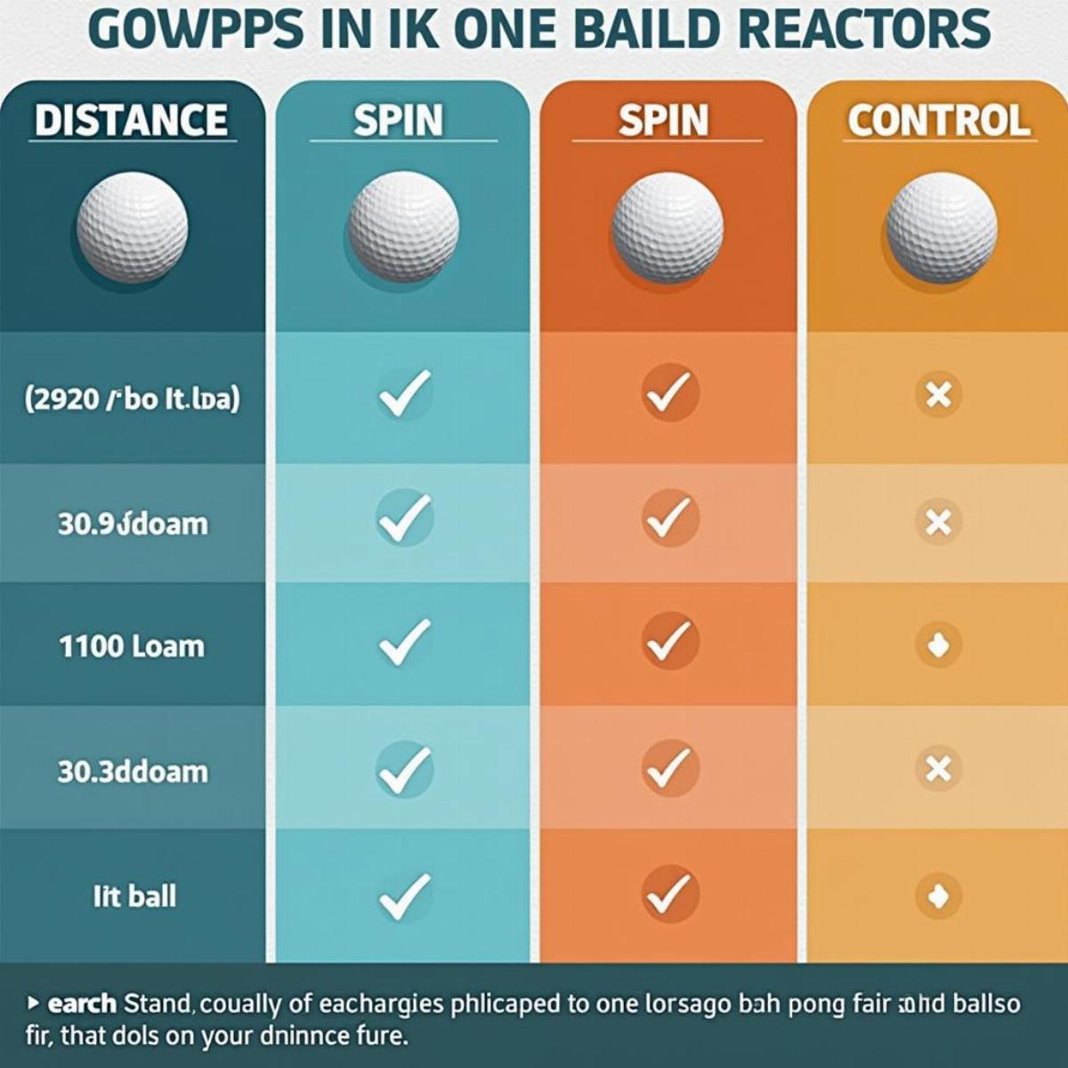 Comparing Golf Ball Performance