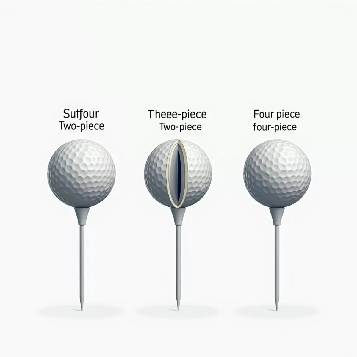 Different Golf Ball Types